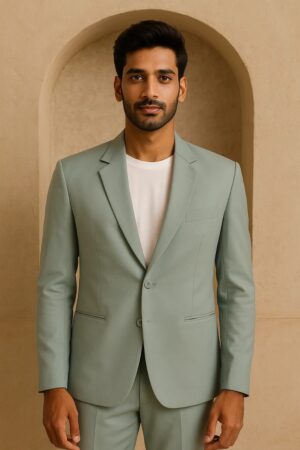 Custom Designer Armani Wool Blend Blazer for Office & Wedding Wear – Men's Collection